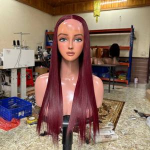 Calidad superior transparente HD para encaje frontal hueso recto virgen crudo vietnamita pelucas de cabello humano sedoso suave 180% densidad - Product Image 1