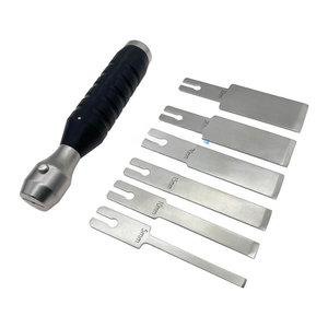 Osteótomos modulares completos con 6 cuchillas, cuchillo de hueso de hoja delgada desmontable, instrumentos ortopédicos veterinarios de Surgiright - Product Image 6