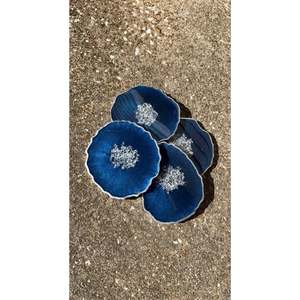 UV-resistant Resin Coasters <b>for</b> <b>Outdoor</b> Dining and <b>Patio</b> Use Set of 4 With extra Premium Design & Material at Very Great Cost - Product Image 6