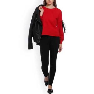 Nueva sudadera de invierno, camisa con diseño de logotipo personalizado, venta al por mayor, sudaderas de moda de Color rojo de calidad Premium para mujer 2025 - Product Image 4