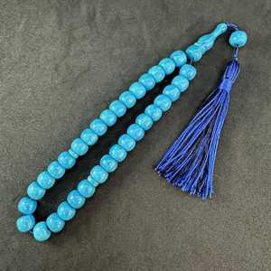 Tasbih en résine durable, chapelet islamique de 33 perles pour le ramadan et les prières quotidiennes | Perles de prière faites à la main de haute qualité d'Inde - Product Image 2