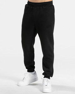 Jogging noir avec broderie personnalisée de grande taille pour hommes, vêtements d'entraînement et de sport en molleton de coton, pantalons de survêtement pour hommes, pantalons pour hommes - Product Image 1