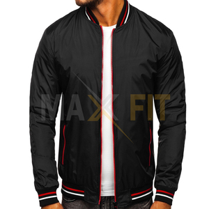 Chaqueta Bomber de invierno para hombre de la mejor calidad, tela de lona de estilo personalizado con cuello levantado, superventas, precio competitivo - Product Image 4