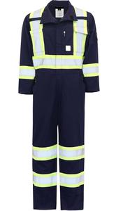 เสื้อโค้ทแขนยาวผ้าคอตตอนกันไฟฟ้าสถิตกันไฟกันฝุ่นกันไฟสะท้อนแสงทำโลโก้ตามสั่ง - Product Image 2