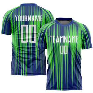 Conjunto de camiseta de fútbol personalizada Premium para hombre, ropa de fútbol por sublimación de poliéster 100% de alta calidad con logotipo de trabajo bordado Premium - Product Image 4