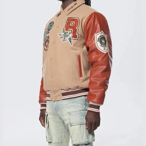 Vestes de Baseball pour Hommes en Toile de Laine Personnalisée de Haute Qualité, Respirantes, à Séchage Rapide, Best-Seller - Product Image 5