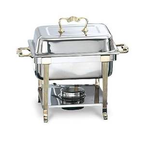 จานร้อนสแตนเลสพร้อมฝาแกะสลักที่สวยงามเพิ่มความสวยงามให้กับการแสดงอาหารในงานแต่งงานและงานเลี้ยง - Product Image 2