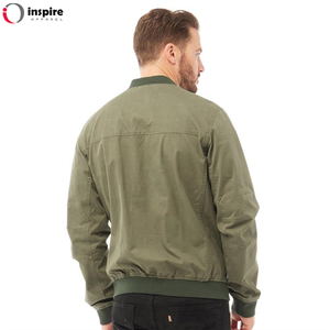 Chaquetas Bomber de Seda de Marca de Lujo con Logotipo Personalizado, Chaqueta de Béisbol con Cierre y Mangas Raglán para Hombre, por Inspire Apparel - Product Image 2