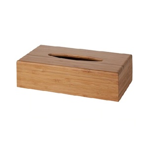 Custom Logo Multi-Functional Natural <b>Bamboo</b> <b>Wooden</b> Napkin Organizer & Tissue <b>Box</b> Holder with Unique Shape Custom Design - Product Image 5