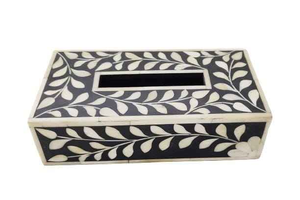 Porte-mouchoirs de luxe en nacre et incrustations d'os, avec taille et couleur personnalisées, pour la décoration de la maison, des hôtels et des restaurants - Product Image 3