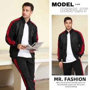 Conjunto Deportivo de Dos Piezas Personalizado para Hombre, Ropa Deportiva de Invierno, 100% Algodón, Reversible, Ecológico, para Correr y Entrenar - Product Image 6