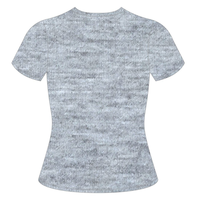 T-shirt Sororité Zeta Phi Beta Gris chiné, inspiré des fondateurs de 1920, motif grec, motif diamants estival, en coton premium écologique, classique