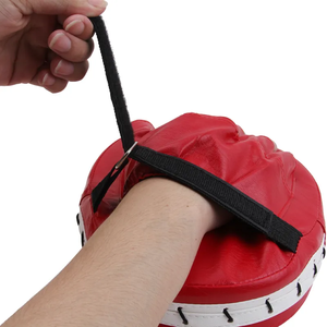 OEM vente en gros de haute qualité cuir grève bouclier bras Pad boxe MMA poinçonnage cible coup de pied Mitt Focus Pads tapis d'entraînement - Product Image 4