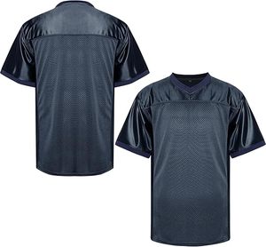 Camiseta de fútbol americano para hombres y niños con impresión de logotipo personalizado último diseño OEM personalizado Spandex transpirable manga corta longitud - Product Image 1