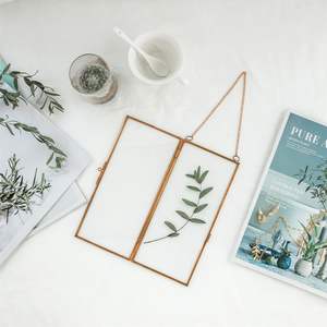 Handmade Designer Metal & <b>Glass</b> <b>Photo</b> <b>Frame</b> Customized Color Modern Wall Hanging Customized Shape Wholesale <b>Photo</b> Holder - Product Image 4