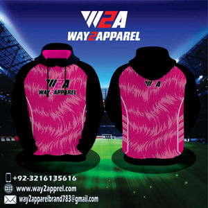 2024 personalizado 100% poliéster hombres Streetwear pulóver con capucha ropa de invierno de alta calidad amplia gama de colores sólidos para - Product Image 3