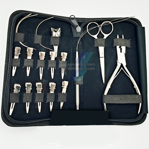 ชุดอุปกรณ์ต่อผมทำจากสเตนเลสสตีลชุดเครื่องมือสำหรับต่อผม - Product Image 2