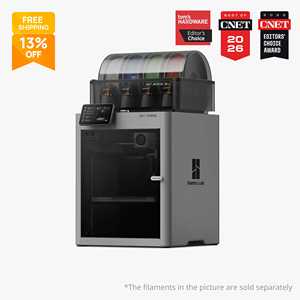 Imprimante 3D automatique Bambu Lab P2S, connectivité USB, nivellement automatique, prend en charge la technologie PLA et LCD FDM, garantie d'un an - Product Image 2
