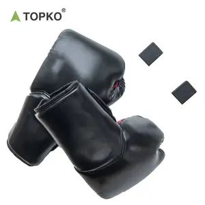 TOPKO Professional High Quality PU EVA High Density Sponge Smart Boxing Gloves 12oz/14oz/16oz Fighting Boxing Gloves