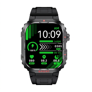 Montre connectée Lemfo G45 2.01 pouces, moniteur de fréquence cardiaque Ip67, pour les sports de plein air, hommes et femmes, moniteur d'activité physique à écran tactile - Product Image 3
