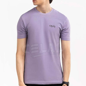 Camiseta de sublimación para hombre, prenda de vestir, de gran tamaño, lisa y ligera, con logotipo personalizado, de Color sólido, duradera - Product Image 1
