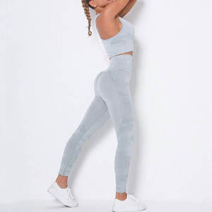 Conjunto de Yoga de verano de dos piezas de talla grande para mujer, ropa deportiva transpirable cómoda, diseño lavado impermeable para entrenamientos sólidos - Product Image 4