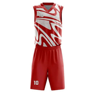 Maillot de basket-ball réversible à sublimation personnalisée OEM Short chemise vêtements de basket-ball pour hommes uniforme de basket-ball de l'équipe d'entraînement à séchage rapide - Product Image 6