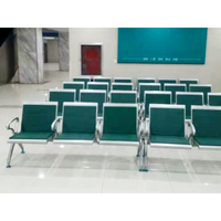 Kursi Tunggu Flya Wholesale Metal Public Pu Cushion 3 4 5 Dudukan untuk Rumah Sakit, Bandara, dan Stasiun Kereta Api