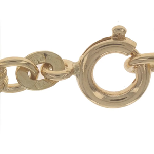 Collar de cadena de triple bordillo de lujo hecho a mano vintage, cadena de eslabones elegante chapada en oro amarillo de 18K real para joyería de moda de hombre - Product Image 3