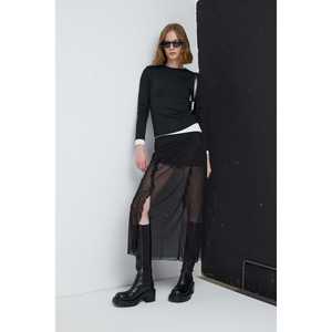 Falda con Forro de Malla con Volantes - Product Image 1