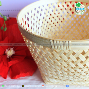 PRODUCTO DE VENTA CALIENTE Decluter su hogar con hermosas cestas de almacenamiento de bambú Exportación de Vietnam - Product Image 5