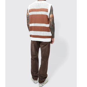 Pulls pour hommes de style moderne d'hiver sans manches en tissu de haute qualité, conçus pour le marché urbain, le bureau, le décontracté et la vente au détail - Product Image 6