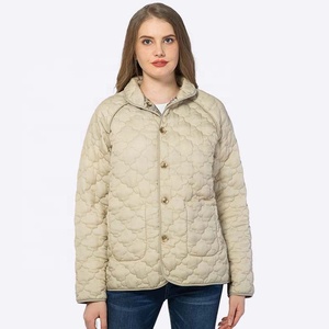 Reversible Custom High Quality Button Down Warm Outdoor Reversible Oversized <b>Quilted</b> Puffer <b>Jacket</b> Manufacture Women - Product Image 6