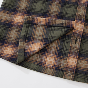 2026 WHOLESALE Autumn Winter <b>Men</b> Casual Flannel Plaid <b>Shirts</b> Vintage <b>Fleece</b> Fitted Plaid Plus Size Fashion Cotton Flannel <b>Shirt</b> - Product Image 6