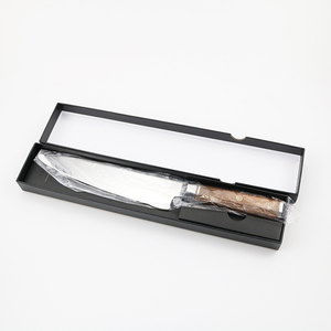 Cuchillo de Chef Damasco personalizado de calidad superior al por mayor con mango de madera de nogal utensilios de cocina profesional OEM ODM cuchillos de cocina - Product Image 3