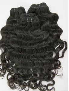 La mejor calidad, 26 pulgadas, estirado, HD, sin enredos, mezcla de paquetes de cabello Remy sin enredos, cabello peruano rizado de onda recta Natural - Product Image 5