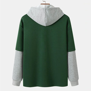 Sudaderas con capucha de algodón de gran tamaño para hombre, ropa de calle de moda personalizada de alta calidad, ropa de invierno al por mayor - Product Image 2