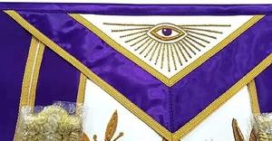 Venta al por mayor, fabricación, mejor oferta, pin 3D bordado de Sacerdote Alto para manguitos de regalia masónica, hecho a mano, nuevo, alta calidad 2023W - Product Image 4