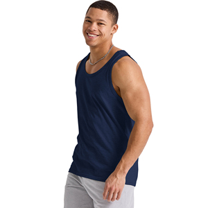 High Men's Casual Athletic Tank Top Custom Logo Cotton <b>Running</b> <b>Singlet</b> Sleeveless Mesh Polyester Fitness Washed Knitted Top - Product Image 6