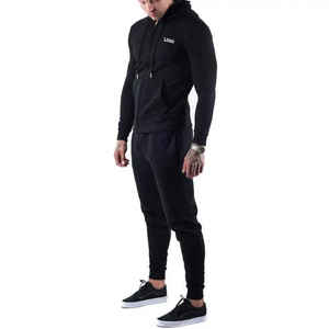 Chándal de entrenamiento deportivo para hombre, conjunto de dos piezas de peso pesado para correr en invierno, ropa deportiva - Product Image 4