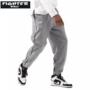 Pantalon en molleton de coton pour homme, chaud, respirant, texture douce, ajustement flexible, idéal pour les voyages en plein air et le style de vie quotidien décontracté à la salle de sport - Product Image 3