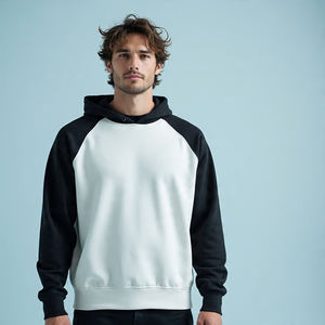 Sublimación Oversize Drop Shoulder Hoodie Hombres Casual Manga larga 400 GSM Heavy Fleece Pullover Hoodie Hombres - Product Image 6