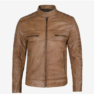 Chaqueta de Cuero Resistente al Desgaste, Chaqueta de Cuero Cómoda en Venta, Chaqueta de Cuero Hecha a Medida - Product Image 1