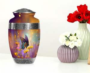 โกศฌฌาปนกิจศพผีเสื้อสำหรับขี้เถ้าของมนุษย์โกศสำหรับผู้ใหญ่เพศชาย - Product Image 5