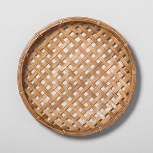 Handwoven Rattan Round Coasters with Holder Pottery Insulated Heat Woven <b>Placemats</b> Eco-Friendly Coaster <b>Set</b> - Product Image 6