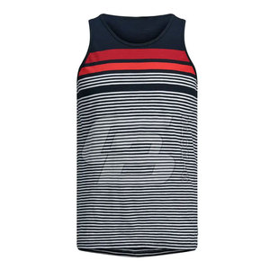 Débardeur de sport décontracté pour homme à séchage rapide, idéal pour la musculation, avec impression de logo personnalisée, design tricoté respirant de haute qualité - Product Image 1