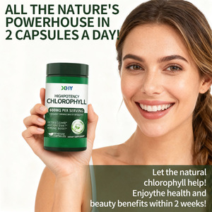 Extrait de culotte de capsule de chlorophylle OEM 600mg énergie cellulaire et soutien antioxydant booster du système immunitaire échantillon gratuit - Product Image 2