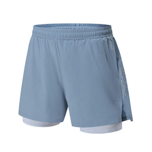 Nuevos Shorts Deportivos para Hombre en 4 Colores Disponibles, Shorts de Gimnasio de Lona Sólida, Teñidos, de Secado Rápido, para Entrenamiento, Trotar, Verano - Product Image 4