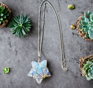 Colgantes envueltos en alambre de estrella de cristal Natural a granel de gran oferta de la mejor calidad con cadena para la fabricación de joyas - Product Image 5