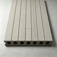 Plancher en bois-plastique co-extrudé creux pour extérieur, imperméable et anti-UV, pour jardin, balcon, piscine, terrasse